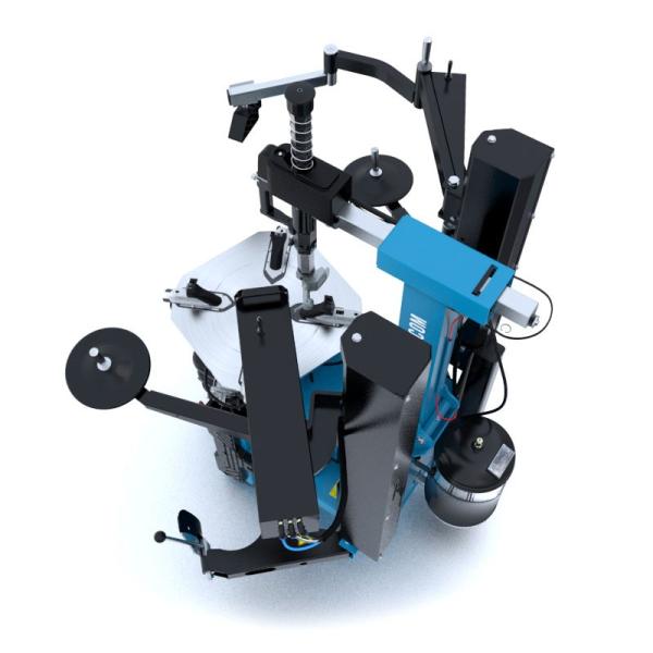 Reifen-Montiermaschine PKW vollautomatisch 400 V (2 Stufen) 10-24 Zoll mit pneumatisch kippbarer Säule + Air-Shock + Hilfsarme HA70LR ohne Zubehör RP-R-U221APN-400V2S-HA70-SET